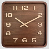 Elegante Houten Wandklok