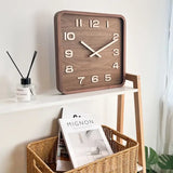 Elegante Houten Wandklok