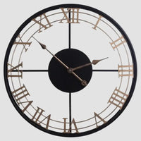 Grote Metalen Industriële Wandklok