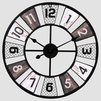 Grote Metalen Wandklok