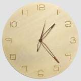 Houten Wandklok Rond