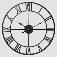 industriële Wandklok Metaal