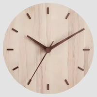 Minimalistische Houten Wandklok