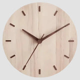 Minimalistische Houten Wandklok