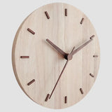 Minimalistische Houten Wandklok