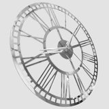 Moderne Wandklok Zilver