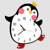 Pinguïn Wandklok