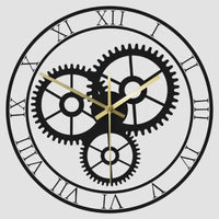 Retro Wandklok Industrieel