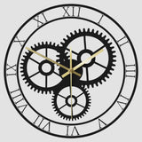 Retro Wandklok Industrieel