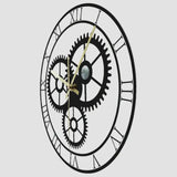 Retro Wandklok Industrieel