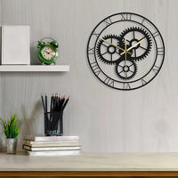 Retro Wandklok Industrieel