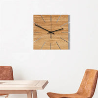 Vierkante Houten Wandklok