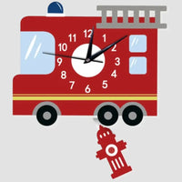 Wandklok Brandweer