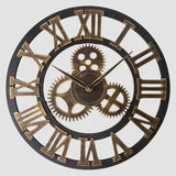 Wandklok Industreel Hout