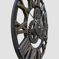 Wandklok Industreel Hout