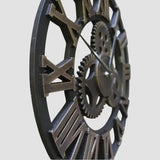 Wandklok Industreel Hout